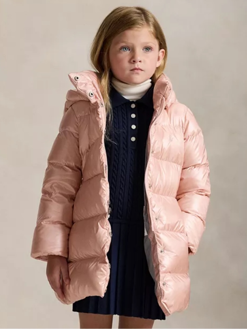 Polo Ralph Lauren - Girl’s Down Hooded Long Jacket